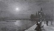 Atkinson Grimshaw, Reflections on the Thames Westminster
